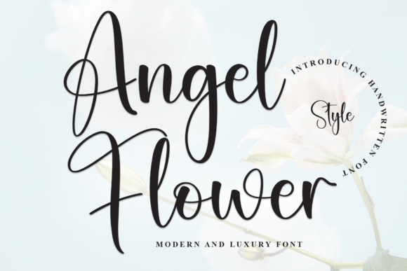 Angel Flower: A Handwritten Font That Brings Warmth to Editorial Design