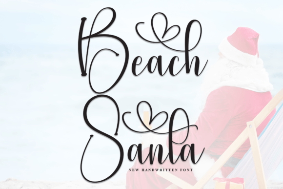 Beach Santa Font: A Playful Typeface for Small Business Branding