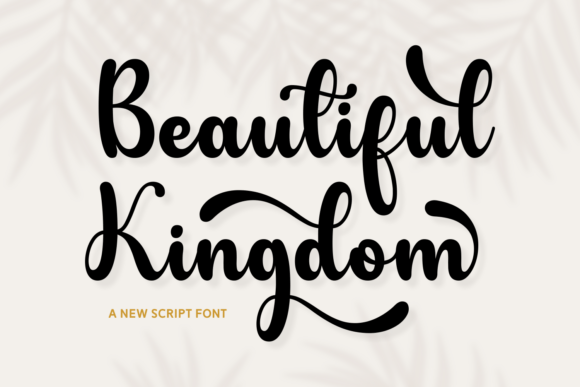 Beautiful Kingdom Font: A Crafter's Guide to Elegant Script Designs