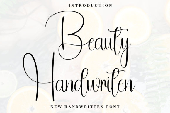 Beauty Handwriten: The Script Font That Elevates Branding Projects