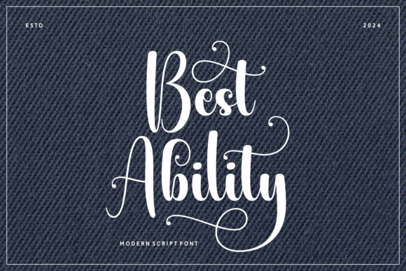Best Ability Font Review: A Bold Script for Modern Branding