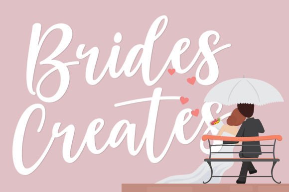 Brides Creates Font: Modern Calligraphy for Web Design