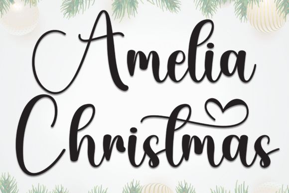Bring Whimsy to Your Makes with Amelia Christmas Font