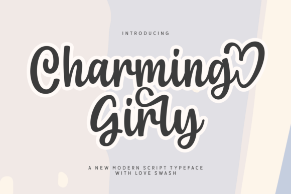 Charming Girly: A Playful Script Font for Editorial Design