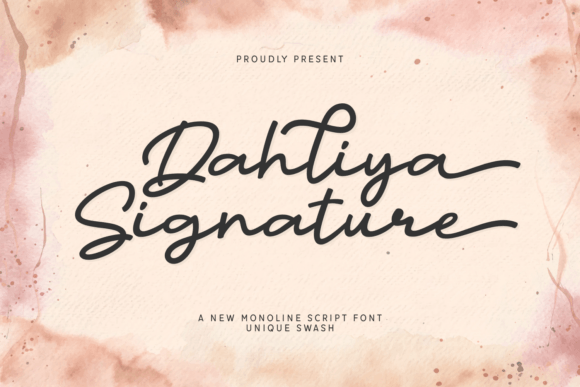 Dahliya Signature: A Script Font That Adds Web Design Character