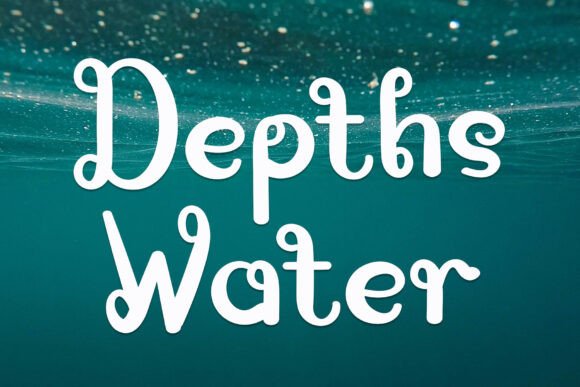 Depths Water: A Handwritten Font Built for Brand Impact