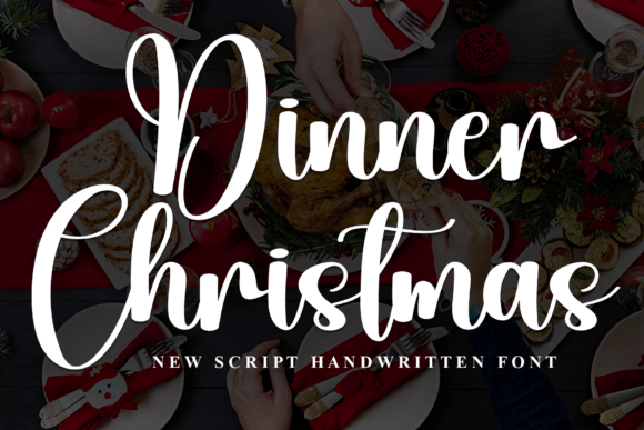 Dinner Christmas Font Review: A Playful Display Typeface for Campaigns