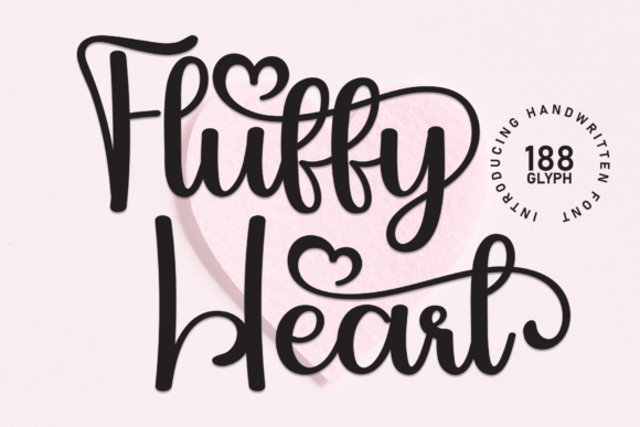 Fluffy Heart Font: A Handwritten Style for Editorial Design
