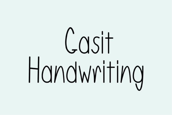 Gasit Font Brings Handwritten Charm to Craft Products