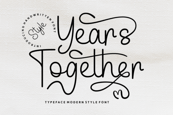 How the Years Together Font Shaped a Digital Brand Identity