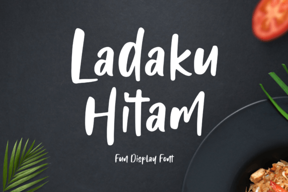 Ladaku Hitam: A Handwritten Font That Cuts Through the Scroll