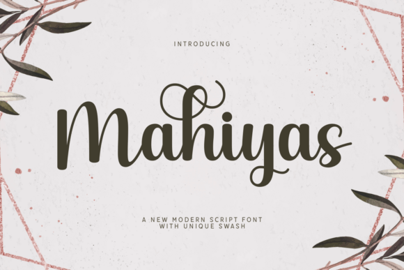 Mahiyas: A Modern Script Font That Brings Elegance to Brand Design