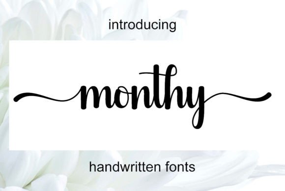 Monthy: A Handwritten Font Built for Scroll-Stopping Content