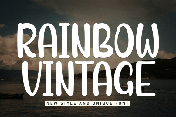 Rainbow Vintage: A Handwritten Font with Genuine Personality