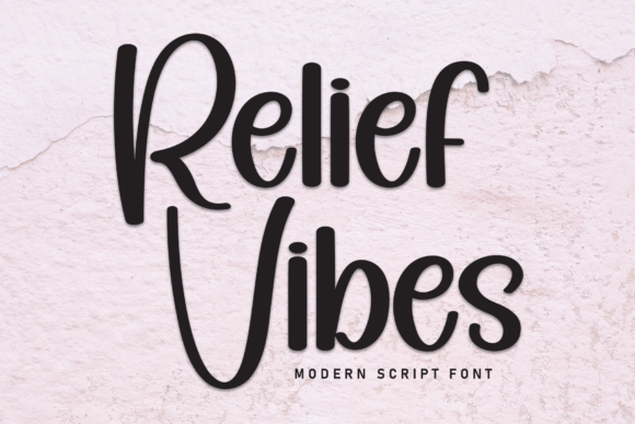 Relief Vibes: A Handwritten Font for Small Business Branding