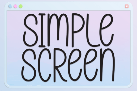 Simple Screen Brings Handwritten Charm to Craft Projects