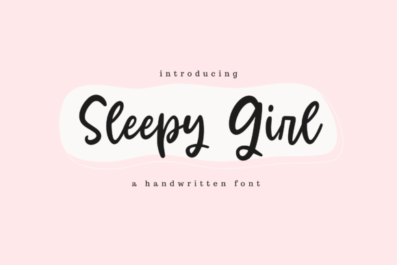 Sleepy Girl Brings Elegant Script Font Style to Real Branding Projects