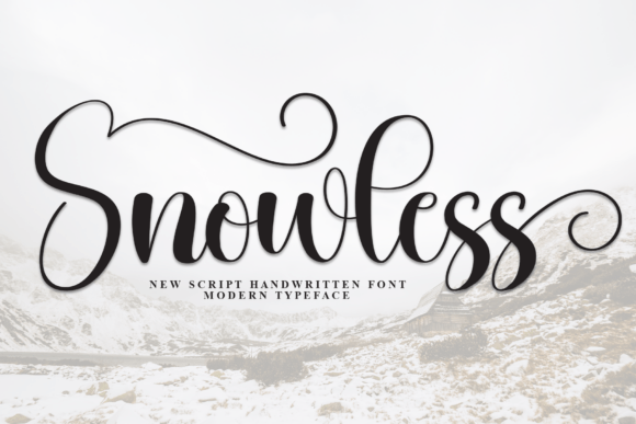 Snowless: The Handwritten Script Font That Brings Warmth to Product Design