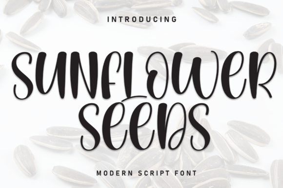 Sunflower Seeds: A Handwritten Font That Adds Warmth to Your Brand Identity