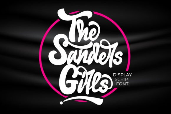 The Sanders Girls Font: A Script Typeface Built for Editorial Impact
