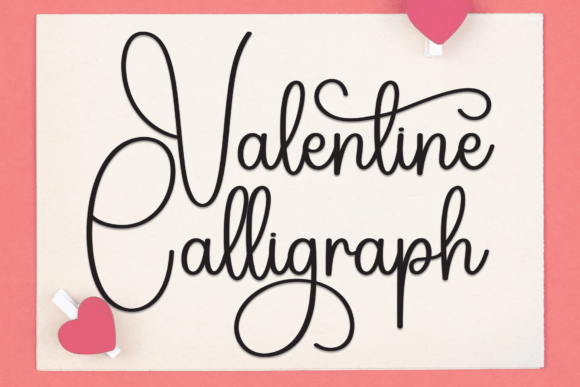 Valentine Calligraph: A Script Font for Campaign Design