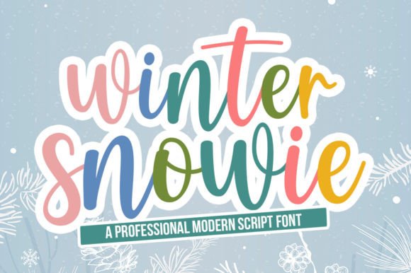 Winter Snowie Font: Elegant Script for Modern Marketing Campaigns