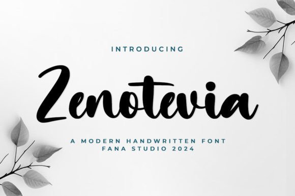 Zenotevia: A Designer’s Take on This Expressive Script