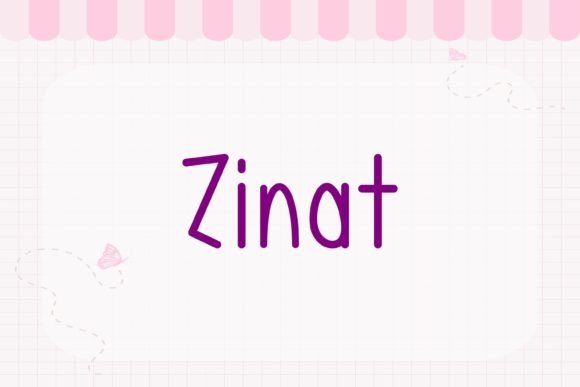 Zinat: A Friendly Handwritten Font That Gives Your Small Brand a Personal Touch